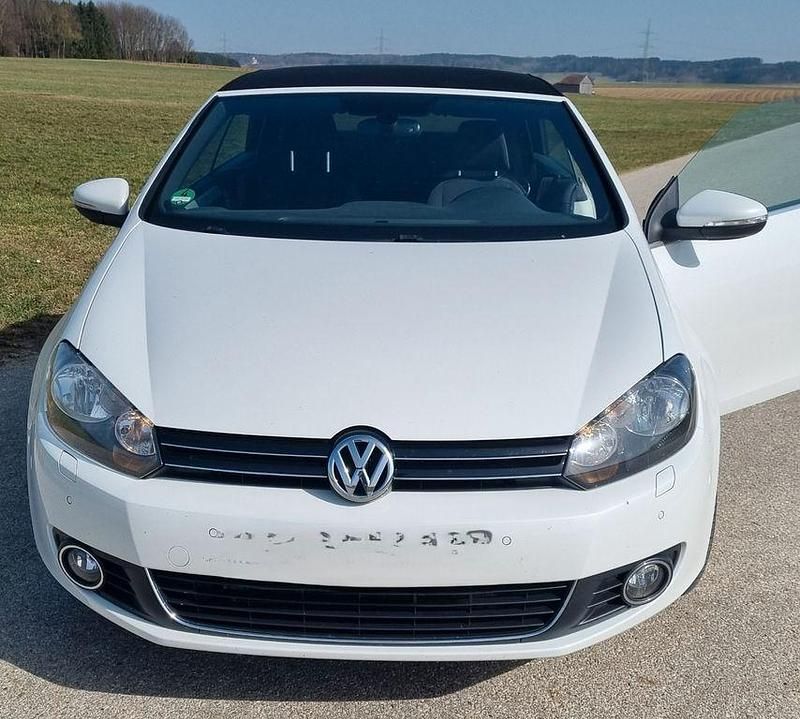 Gebraucht VW Golf Cabriolet 122 PS (89 kW) 2014 Weiß Cabrio