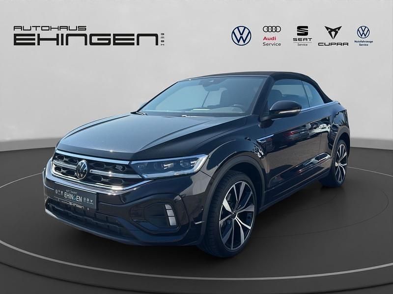 Deep black perleffekt Gebraucht 2024 VW T-Roc Cabriolet R-line Cabrio | 35.999 € (Fairer Preis) - Bild 1/3