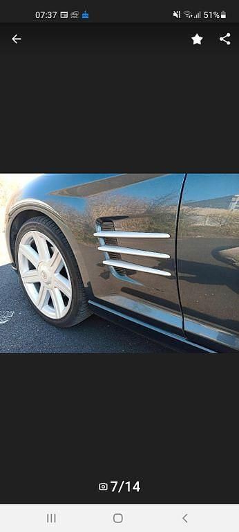 Usata Chrysler Crossfire 218 CV (160 kW) 2006 Grigio Cabrio