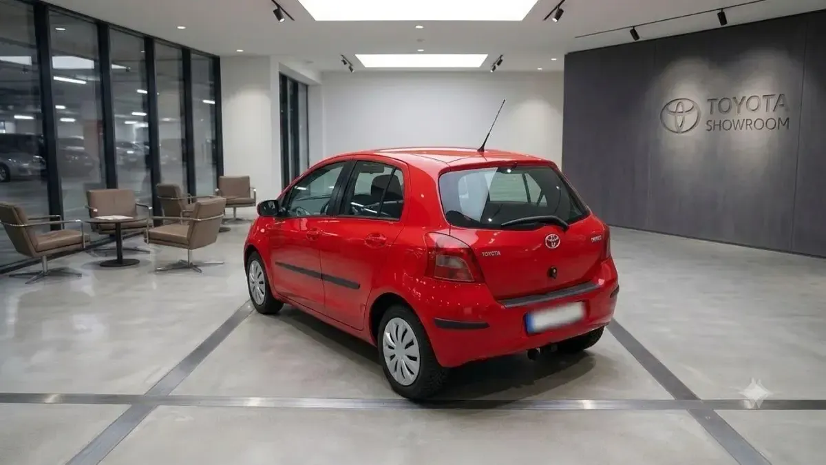 Gebraucht Toyota Yaris 69 PS (50 kW) 2007 Rot Kleinwagen