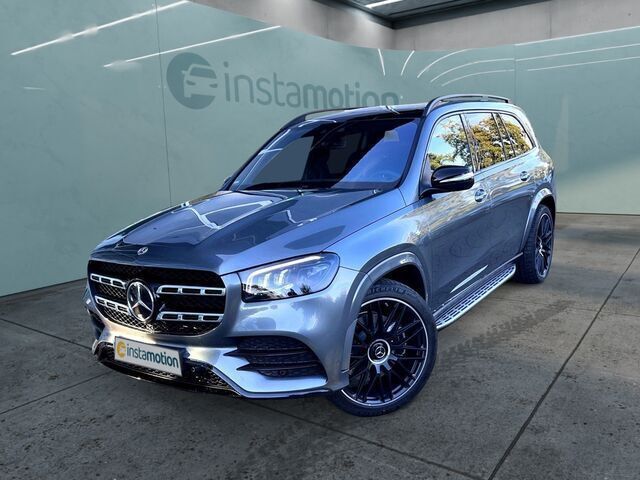 Grau Gebraucht 2022 Mercedes GLS400 AMG line SUV | 124.900 € - Bild 1/2