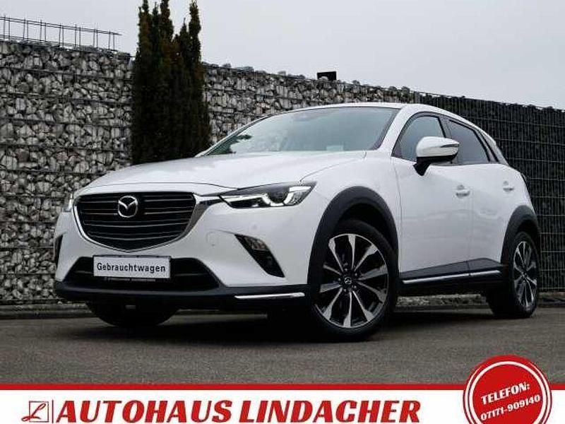 Gebraucht Mazda CX-3 Sports-Line 121 PS (88 kW) 2019 Weiß SUV