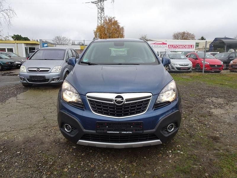 Nacht blau met Gebraucht 2015 Opel Mokka Edition SUV | 8.900 € (Superpreis) - Bild 1/4