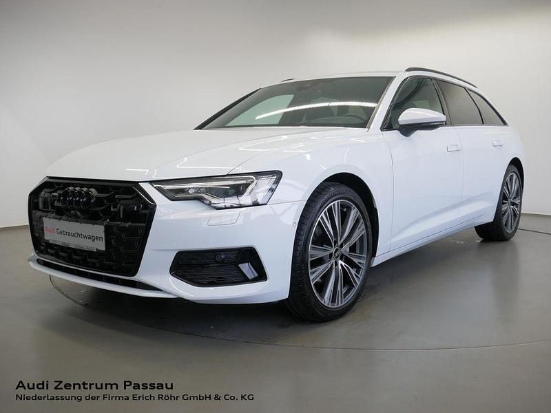 Gletscherweiss metallic Gebraucht 2023 Audi A6 Advanced Kombi | 42.900 € (Etwas zu teuer) - Bild 1/4