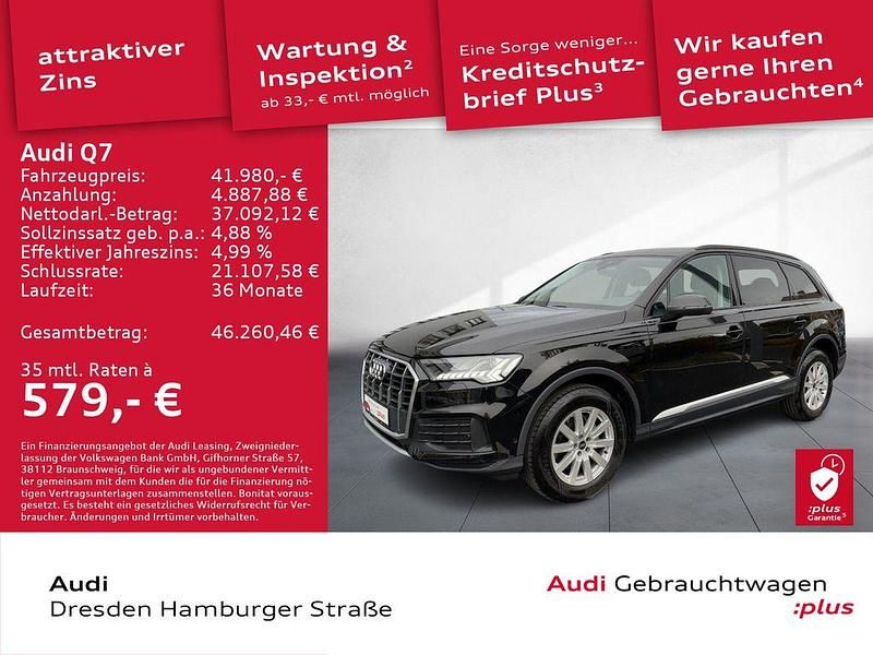 Second-hand Audi Q7 Performance 231 CP (169 kW) 2021 Negru SUV