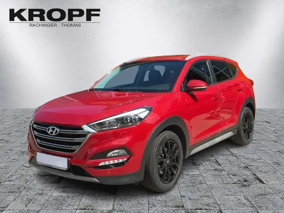 Gebraucht Hyundai Tucson Style 177 PS (130 kW) 2018 Rot SUV