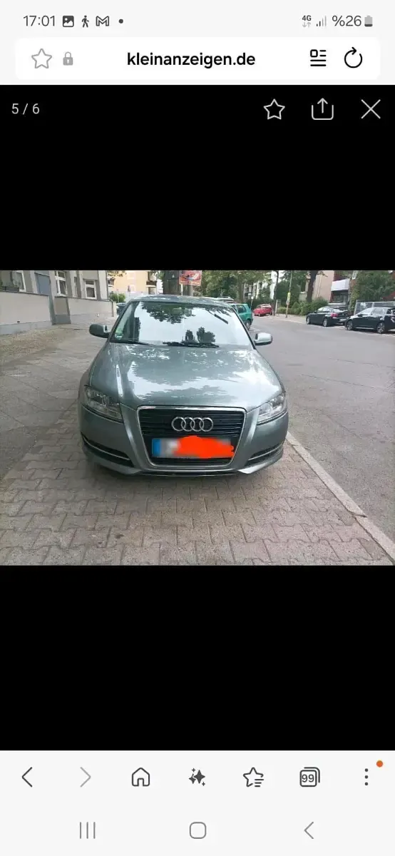 Gebraucht Audi A3 125 PS (91 kW) 2012 Grau Kleinwagen