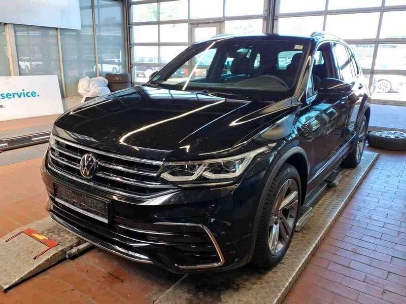 Schwarz Gebraucht 2022 VW Tiguan R-line SUV | 28.890 € (Superpreis) - Bild 1/4