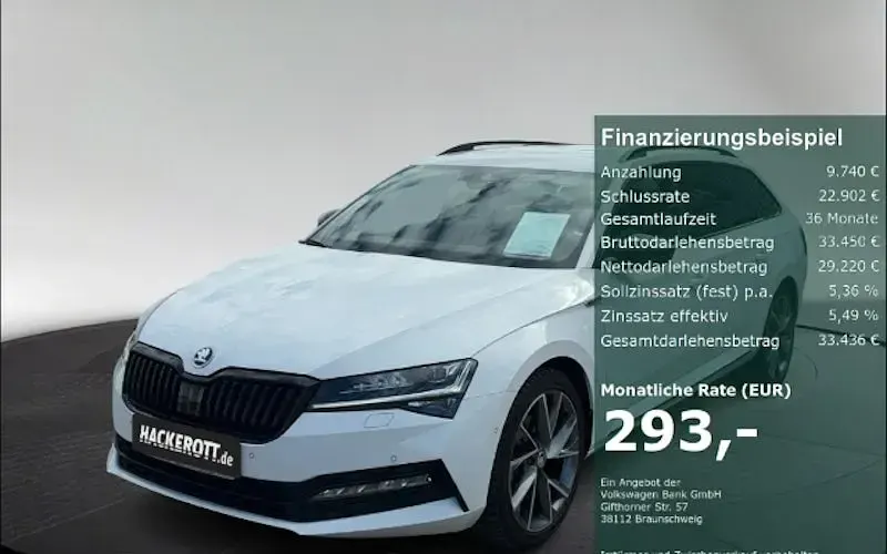 Gebraucht Skoda Superb SportLine 360 PS (264 kW) 2024 Kombi