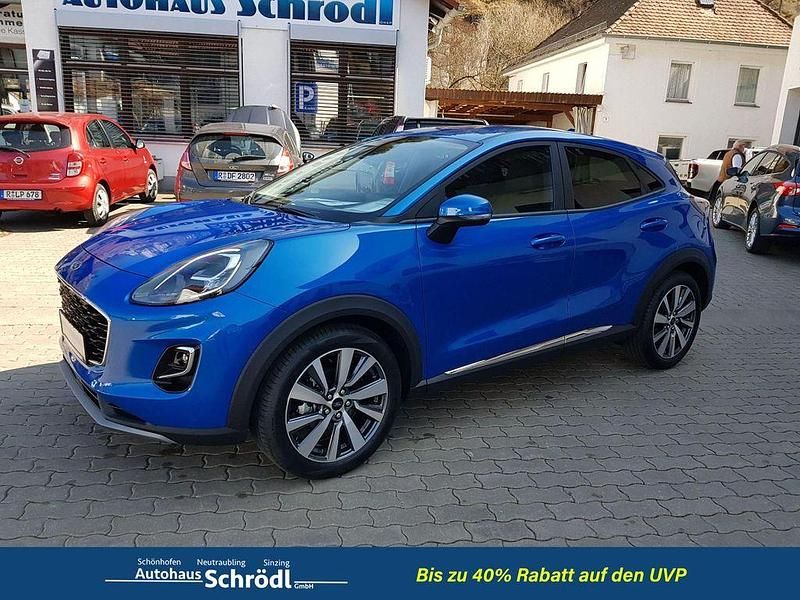 Gebraucht Ford Puma Titanium X 155 PS (114 kW) 2022 Desert island blue metallic SUV