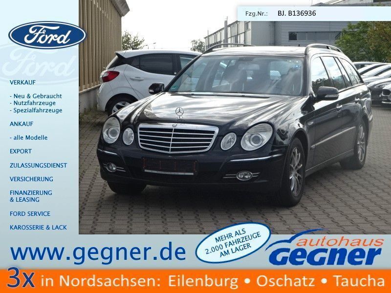 Schwarz Gebraucht 2007 Mercedes E280 Avantgarde Limousine | 4.940 € (Guter Preis) - Bild 1/4