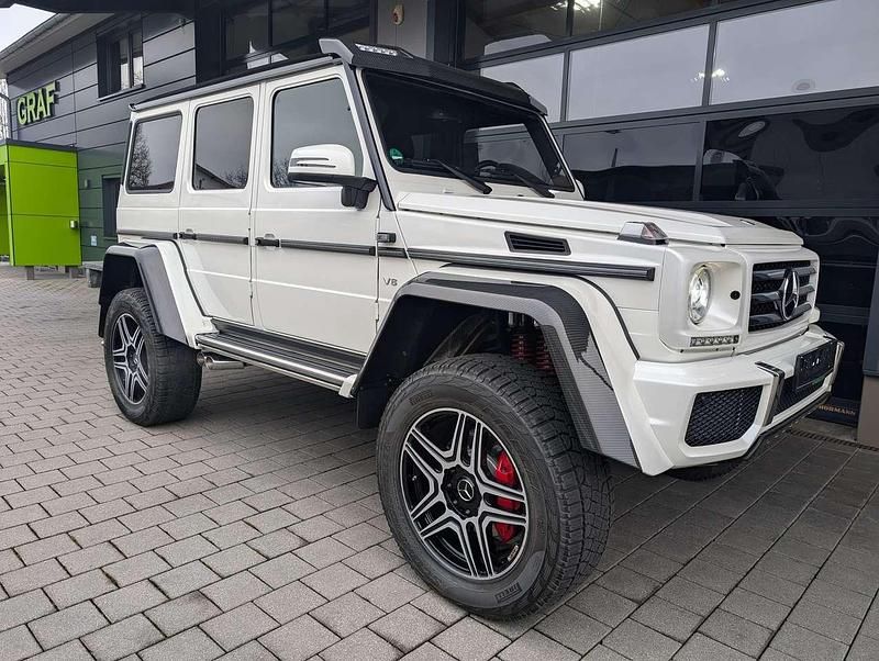 Gebraucht Mercedes G500 4x4² 421 PS (309 kW) 2016 Designo mysticweiß 2 SUV