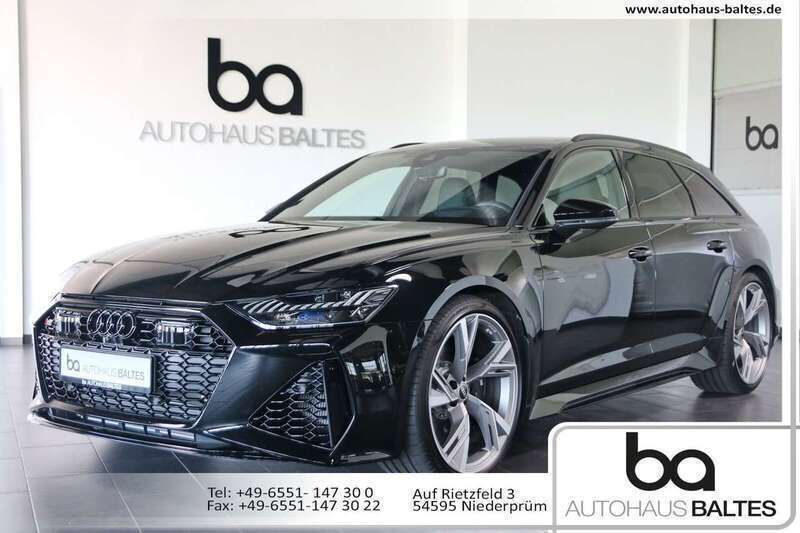 Mythosschwarz met. Gebraucht 2024 Audi RS6 Comfort Kombi | 119.850 € (Superpreis) - Bild 1/4