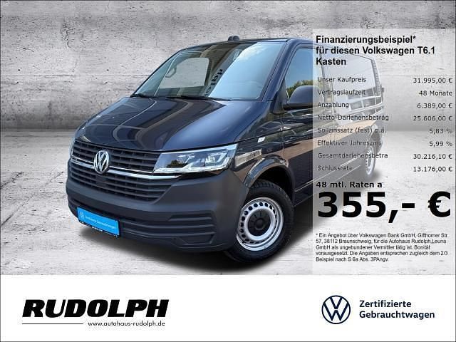 Starlight blue metallic (blau) Gebraucht 2020 VW T6.1 Van | 31.995 € (Fairer Preis) - Bild 1/3