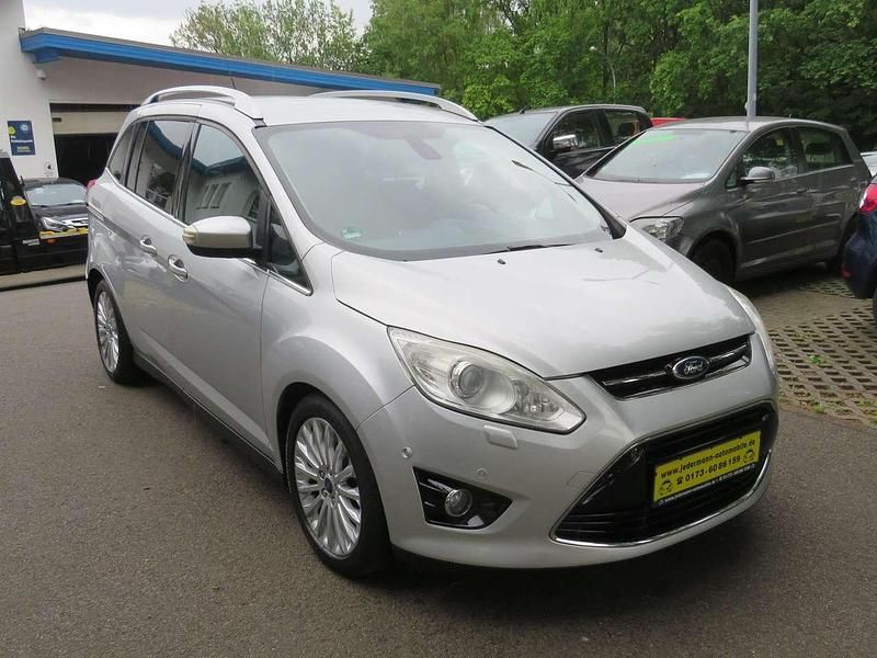 Silber Gebraucht 2012 Ford Grand C-Max Titanium Van / Kleinbus | 10.999 € (Teuer) - Bild 1/4