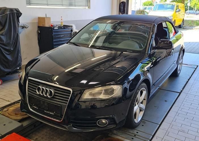 Brillantschwarz Gebraucht 2009 Audi A3 S-Line Cabrio | 6.600 € (Fairer Preis) - Bild 1/3