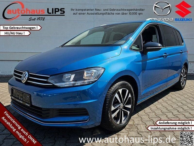 Caribbean blue metallic Gebraucht 2019 VW Touran IQ Drive Van / Kleinbus | 18.990 € (Etwas zu teuer) - Bild 1/4