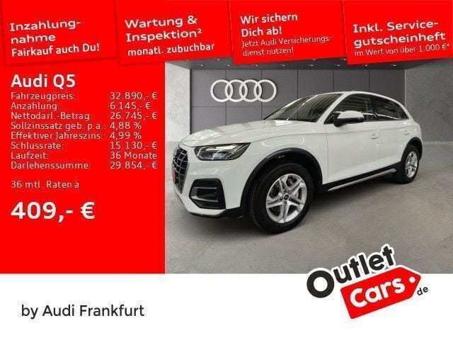 Ibisweiß Gebraucht 2022 Audi Q5 Advanced SUV | 32.890 € (Superpreis) - Bild 1/2