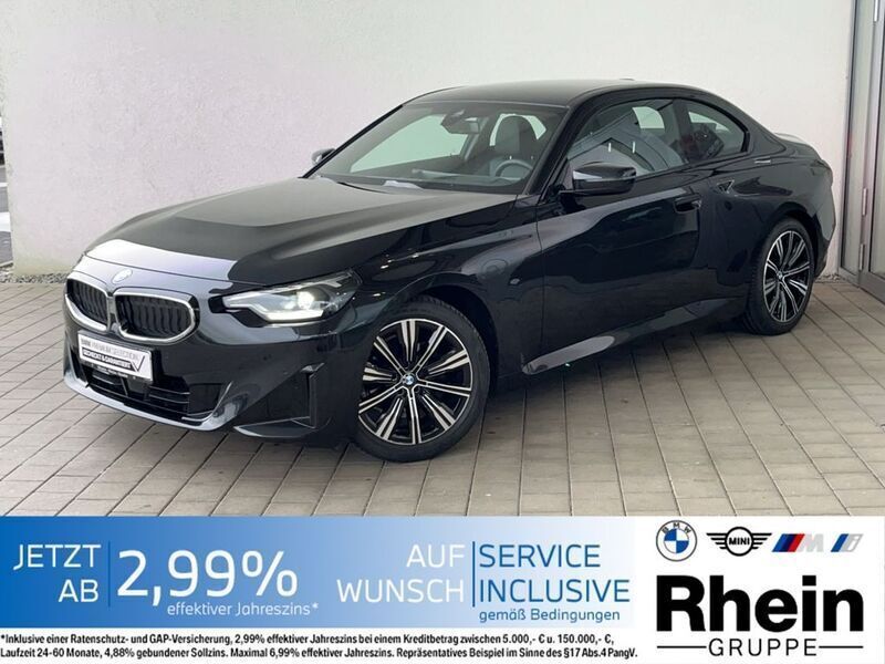 Saphirschwarz metallic Gebraucht 2024 BMW 218 Shadowline Coupé | 33.890 € (Guter Preis) - Bild 1/4