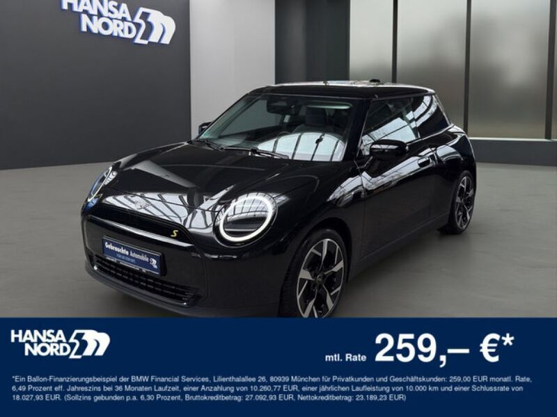 Schwarz / midnight black (metallic) Gebraucht 2024 Mini Cooper Kleinwagen | 33.450 € (Fairer Preis) - Bild 1/2
