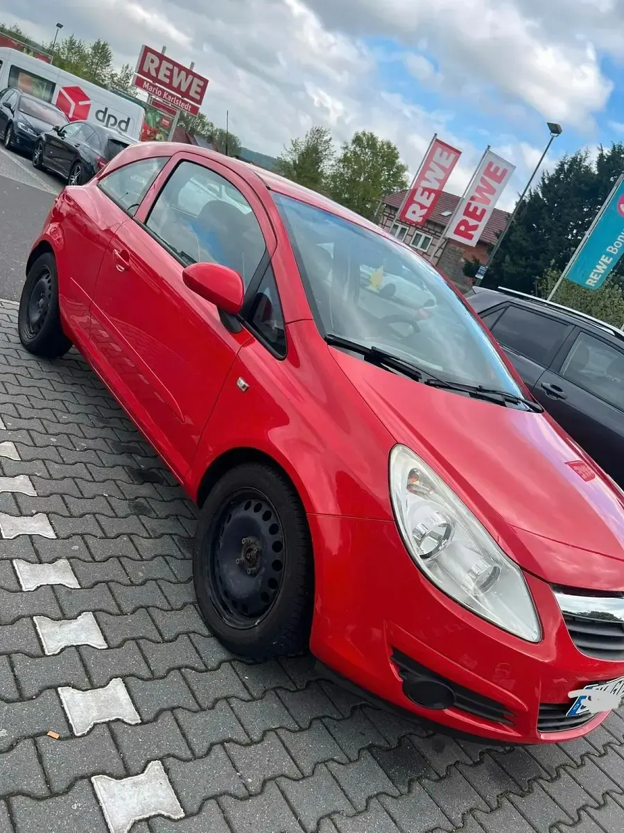 Gebraucht Opel Corsa 60 PS (44 kW) 2007 Rot Kleinwagen