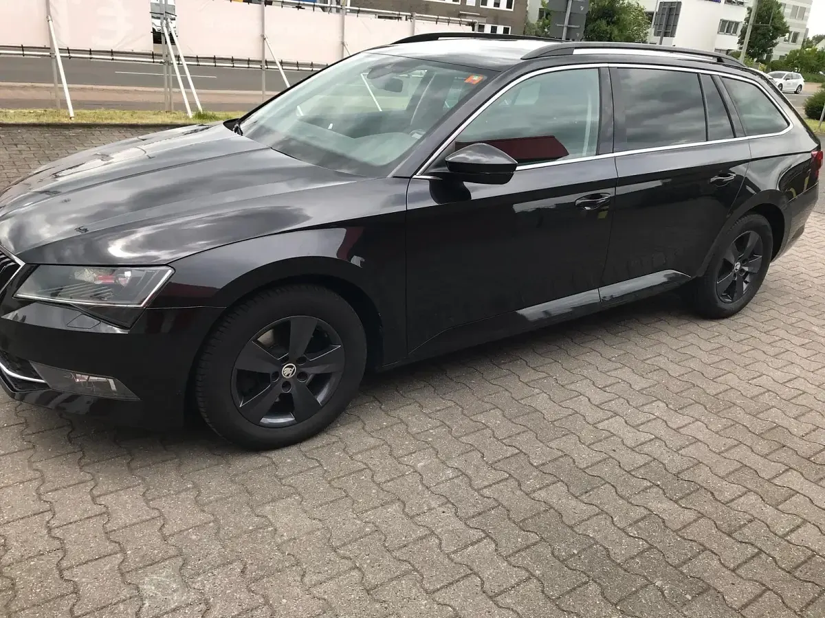 Brugt Skoda Superb 150 HK (110 kW) 2018 Sort Stationcar