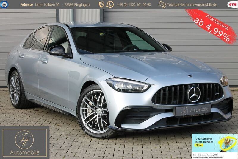 Hightechsilber metalliclac Gebraucht 2023 Mercedes C43 AMG AMG Limousine | 53.499 € (Superpreis) - Bild 1/4