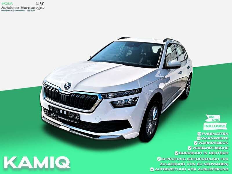 Candyweiss Neu 2024 Skoda Kamiq Ambition SUV | 23.990 € (Superpreis) - Bild 1/4