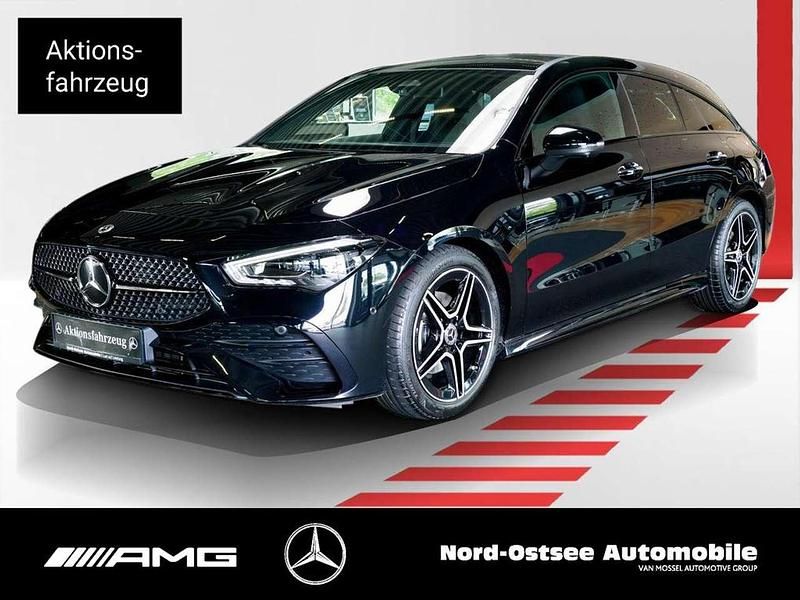 Metalliclack kosmosschwarz Gebraucht 2025 Mercedes CLA180 Shooting Brake Night Kombi | 37.498 € (Teuer) - Bild 1/4