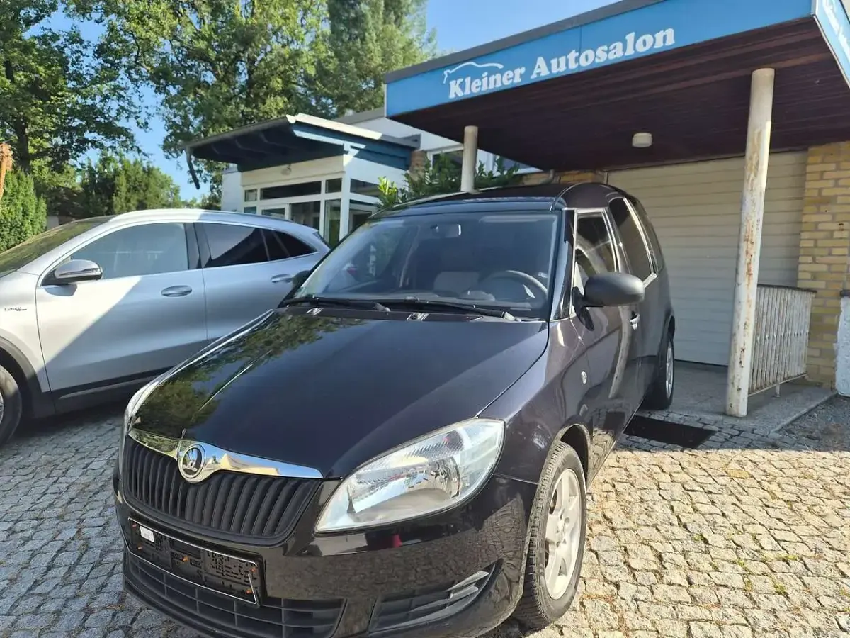 Gebraucht Skoda Roomster Plus Edition 90 PS (66 kW) 2013 Schwarz Van / Kleinbus