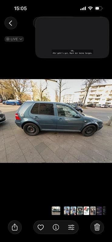 Gebraucht VW Golf IV 2003 Blau Kleinwagen