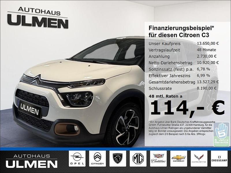 Gebraucht Citroën C3 PureTech 83 PS (61 kW) 2023 Weiss Limousine