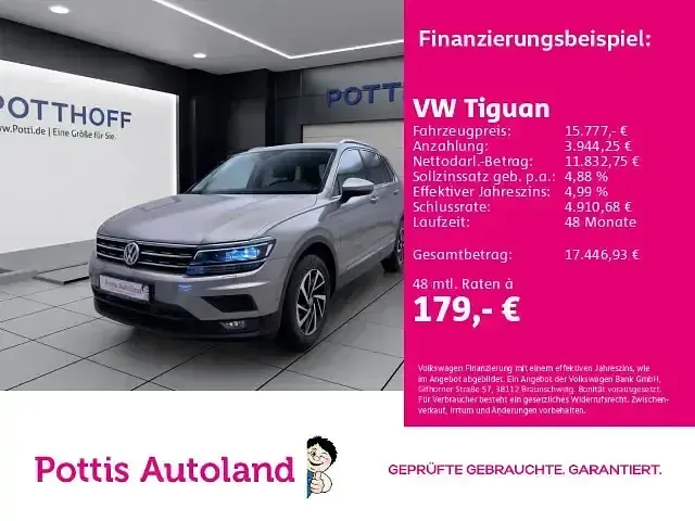 Gebraucht VW Tiguan Join 125 PS (91 kW) 2018 SUV