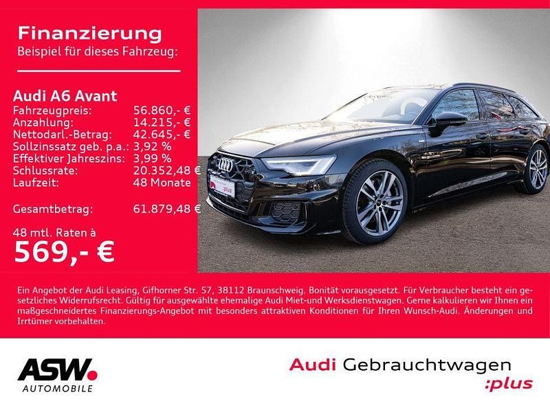 Gebraucht Audi A6 S-Line 286 PS (210 kW) 2025 Mythosschwarz metallic Kombi