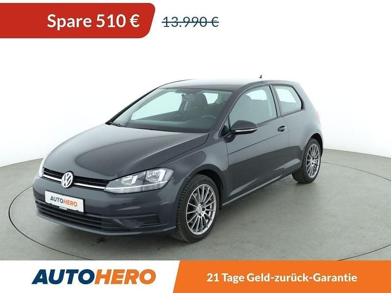 Grau Gebraucht 2018 VW Golf VII Trendline Limousine | 13.480 € (Guter Preis) - Bild 1/3