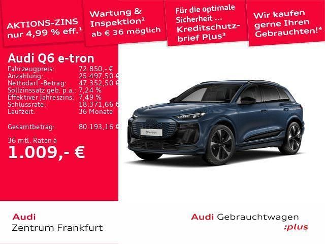 Gebraucht Audi Q6 e-tron Ambiente 284 kW (387 PS) 2025 Plasmablau metallic SUV