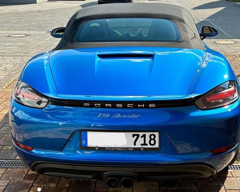 Gebraucht Porsche Boxster 299 PS (219 kW) 2018 Blau Cabrio
