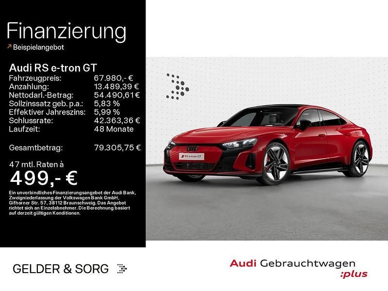 Gebraucht Audi e-tron GT quattro Sport 439 kW (598 PS) 2023 Rot Limousine