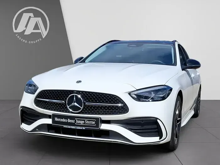 Gebraucht Mercedes C220 AMG 197 PS (144 kW) 2025 Polarweiss Limousine