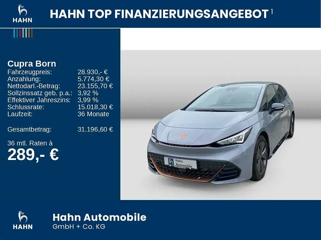 Gebraucht Cupra Born 150 kW (204 PS) 2024 Vaporgrau Kleinwagen