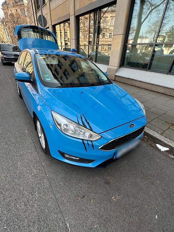 Brugt Ford Focus 125 HK (91 kW) 2016 Blå Hatchback