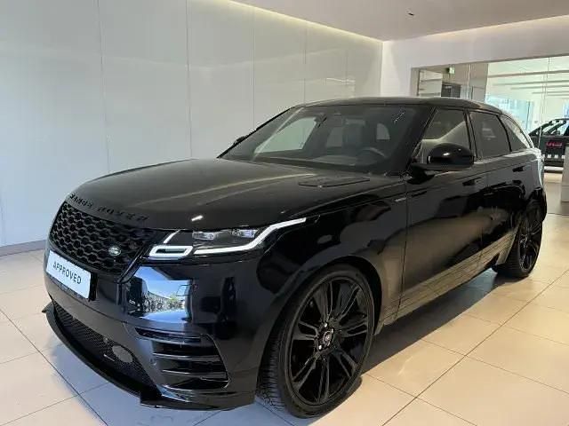 Farbe: schwarz Gebraucht 2022 Land Rover Range Rover Velar Black Edition SUV | 69.990 € - Bild 1/4