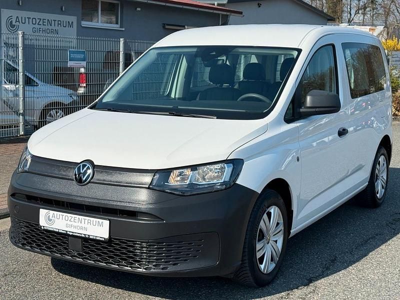 Gebraucht VW Caddy 75 PS (55 kW) 2021 Weiß Van / Kleinbus