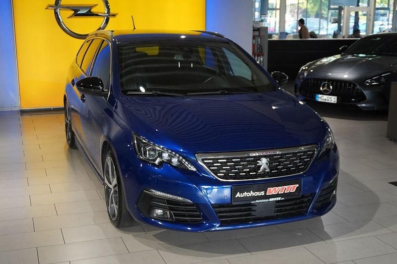 Blau Gebraucht 2018 Peugeot 308 GT-line Kombi | 14.890 € (Fairer Preis) - Bild 1/4