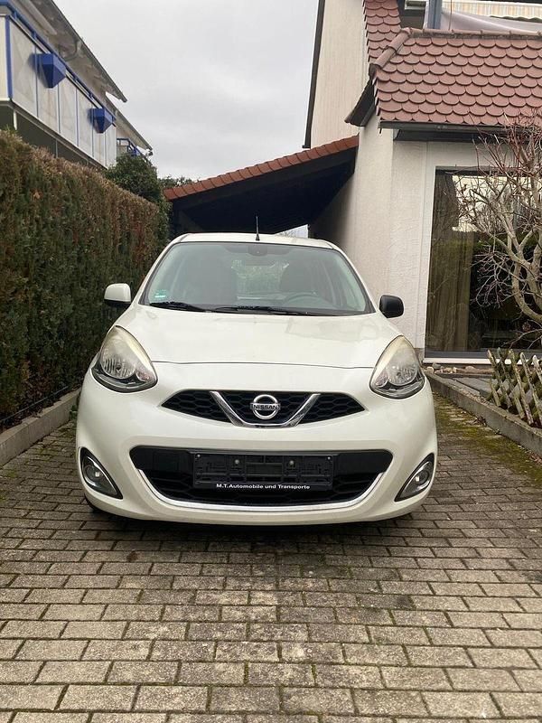 Gebraucht Nissan Micra Acenta 80 PS (58 kW) 2014 Weiß Kleinwagen