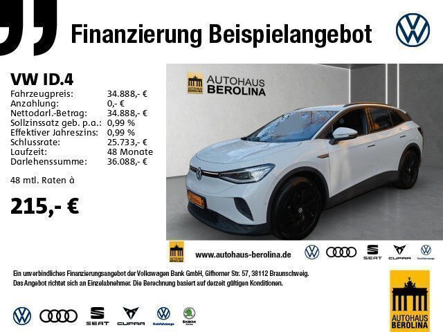 Gletscherweiß metallic Gebraucht 2023 VW ID.4 Pro Performance SUV | 35.950 € (Fairer Preis) - Bild 1/4