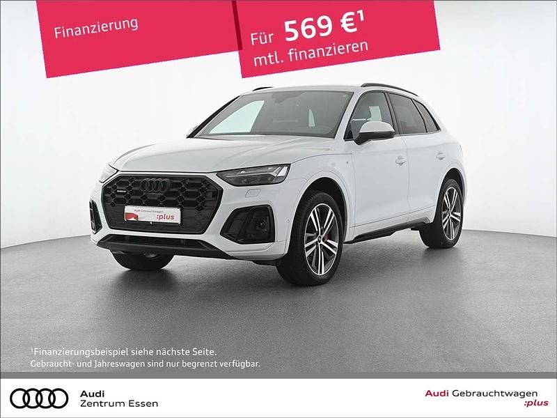Gletscherweiß metallic Gebraucht 2023 Audi Q5 Ambiente SUV | 46.980 € (Fairer Preis) - Bild 1/3