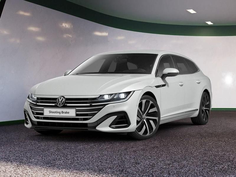 Gebraucht VW Arteon R-line 200 PS (147 kW) 2021 Weiss / oryxweiss perlmutteffekt (metallic) Kombi