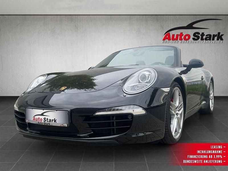 Basaltschwarzmetallic (metallic) Gebraucht 2012 Porsche 911 Carrera S Cabriolet Cabrio | 98.890 € (Fairer Preis) - Bild 1/4
