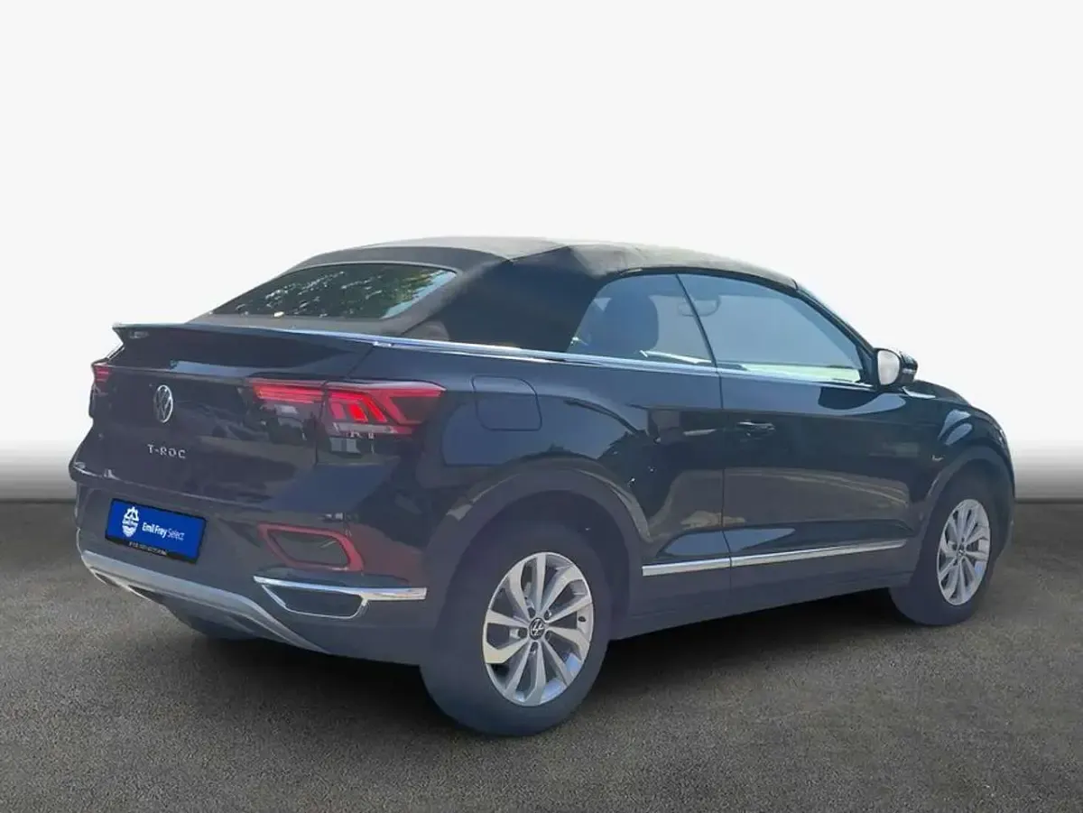 Gebraucht VW T-Roc Cabriolet Style 110 PS (80 kW) 2023 Schwarz Cabrio